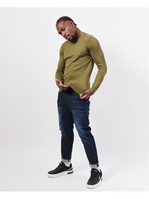 Yes Zee Men's Crew Neck Sweater in Viscose Blend YES ZEE | M835-MR000905